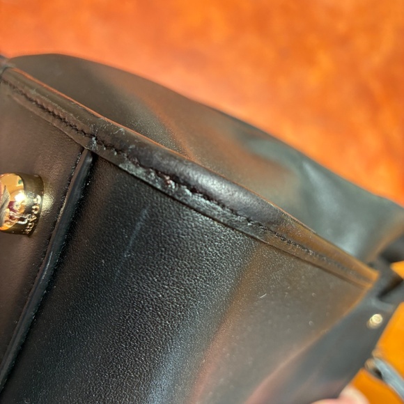 Coach Gramercy Satchel in Black Leather - Picture 4 of 14